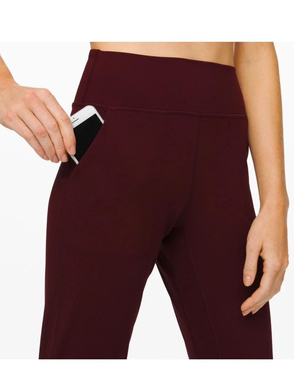 Lululemon align high rise joggers garnet 6